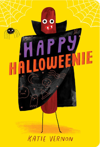 Happy Halloweenie (Weenie Books) book cover by Katie Vernon