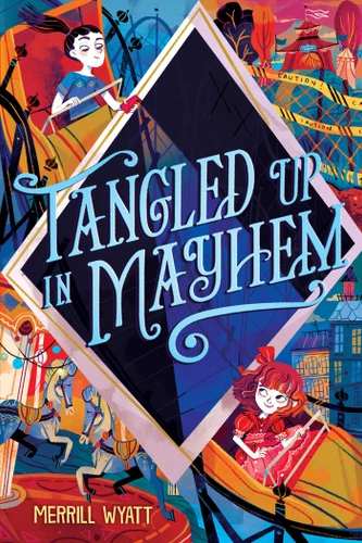 Tangled Up in Mayhem (The Tangled Mysteries) book cover by Merrill Wyatt