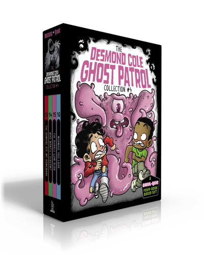The Desmond Cole Ghost Patrol Collection #4 (Boxed Set): The Vampire Ate My Homework; Who Wants I Scream?; The Bubble Gum Blob; Mermaid You Look (Desmond Cole Ghost Patrol) book cover by Andres Miedoso