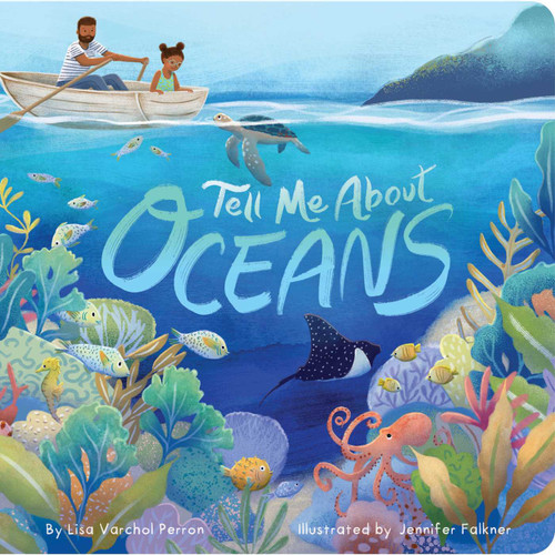 Tell Me About Oceans (Tell Me About) book cover by Lisa Varchol Perron