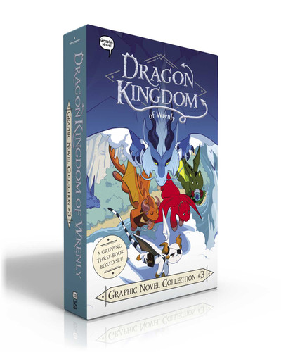 Dragon Kingdom of Wrenly Graphic Novel Collection #3 (Boxed Set): Cinder's Flame; The Shattered Shore; Legion of Lava (Dragon Kingdom of Wrenly) book cover by Jordan Quinn