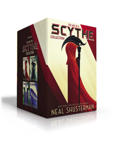 The Arc of a Scythe Collection (Boxed Set): Scythe; Thunderhead; The Toll; Gleanings (Arc of a Scythe) book cover by Neal Shusterman