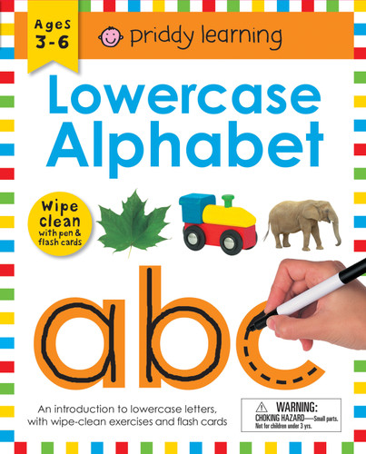 Lowercase Alphabet (Wipe Clean Workbook): An Introduction to Lowercase Letters with Practical Exercises To Do Again and Again (Wipe Clean Learning Books) book cover by Roger Priddy