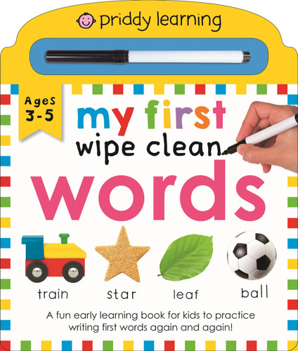 My First Wipe Clean Words (Priddy Smart): A Fun Early-Learning Book for Kids to Practice Their Pen Control Skills (My First Wipe Clean) book cover by Roger Priddy