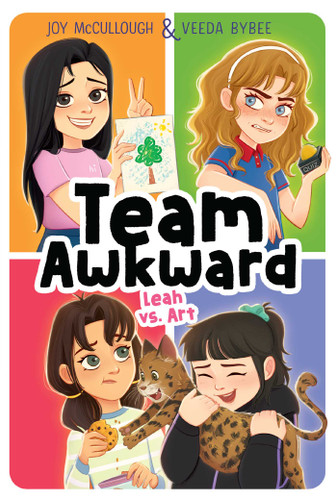 Leah vs. Art (Team Awkward) book cover by Joy McCullough, Veeda Bybee