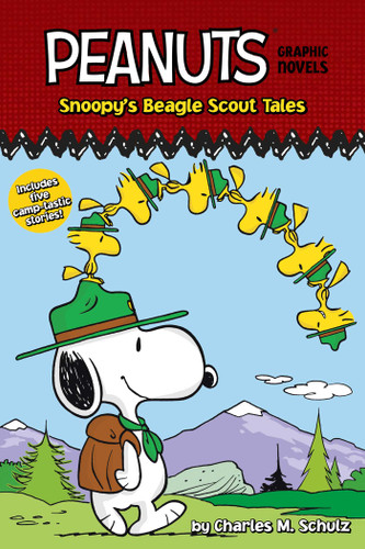 Snoopy's Beagle Scout Tales: Peanuts Graphic Novels (Peanuts) book cover by Charles  M. Schulz