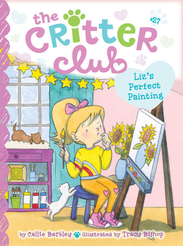 Liz's Perfect Painting (The Critter Club) book cover by Callie Barkley