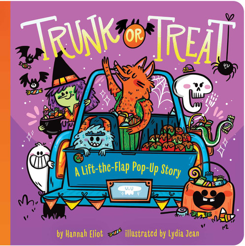 Trunk or Treat: A Lift-the-Flap Pop-Up Story book cover by Hannah Eliot