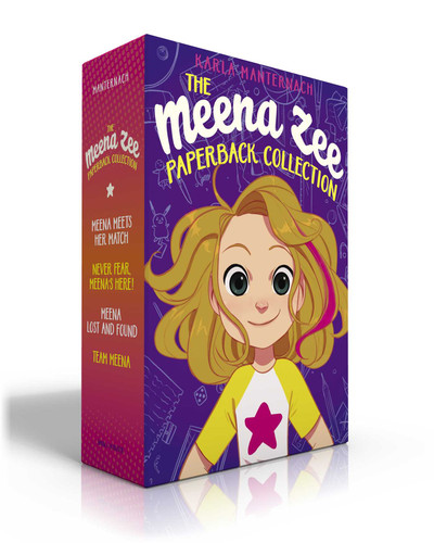 The Meena Zee Paperback Collection (Boxed Set): Meena Meets Her Match; Never Fear, Meena's Here!; Meena Lost and Found; Team Meena (The Meena Zee Books) book cover by Karla Manternach
