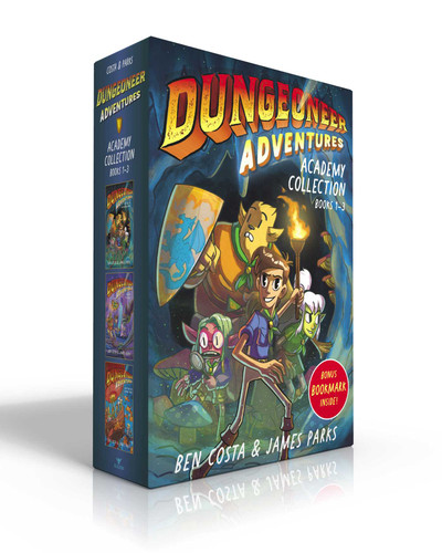 Dungeoneer Adventures Academy Collection (Boxed Set) (Bonus Bookmark Inside!): Dungeoneer Adventures 1; Dungeoneer Adventures 2; Dungeoneer Adventures 3 (Dungeoneer Adventures) book cover by Ben Costa, James Parks