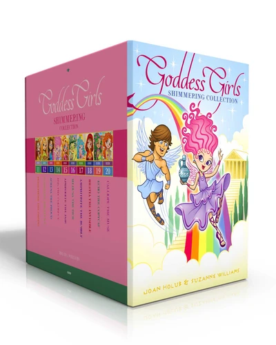 Goddess Girls Shimmering Collection (Boxed Set) (Goddess Girls) book cover by Joan Holub, Suzanne Williams