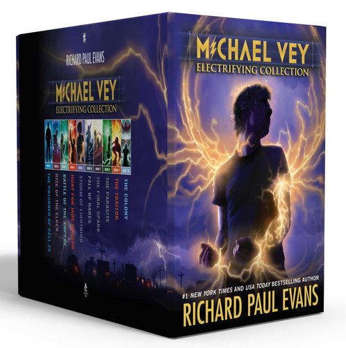 Michael Vey Electrifying Collection (Boxed Set): Michael Vey; Michael Vey 2; Michael Vey 3; Michael Vey 4; Michael Vey 5; Michael Vey 6; Michael Vey 7; Michael Vey 8; Michael Vey 9; Michael Vey 10 (Michael Vey) book cover by Richard Paul Evans