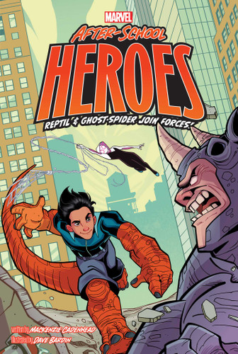 Reptil & Ghost-Spider Join Forces! (Marvel After-School Heroes) book cover by MacKenzie Cadenhead