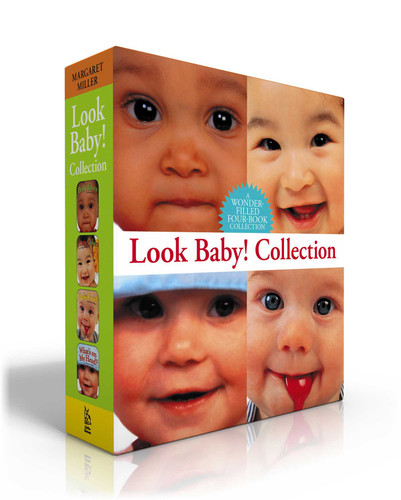 Look Baby! Collection (Boxed Set): Baby Faces; I Love Colors; Baby Food; What's On My Head? (Look Baby! Books) book cover by Margaret Miller