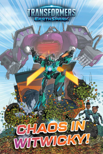 Chaos in Witwicky! (Transformers: EarthSpark) book cover by Ryder Windham