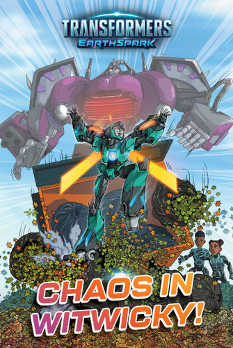 Chaos in Witwicky! (Transformers: EarthSpark) book cover by Ryder Windham