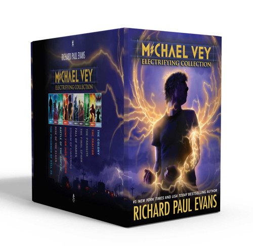 Michael Vey Electrifying Collection (Boxed Set): Michael Vey; Michael Vey 2; Michael Vey 3; Michael Vey 4; Michael Vey 5; Michael Vey 6; Michael Vey 7; Michael Vey 8; Michael Vey 9; Michael Vey 10 (Michael Vey) book cover by Richard Paul Evans