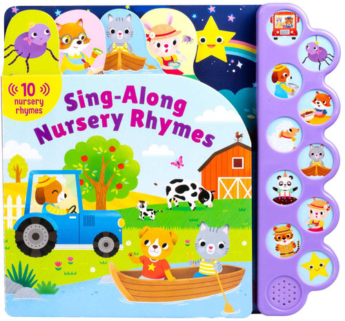 10-Button Sounds: Sing-Along Nursery Rhymes (10-Button Sound Books) book cover by 