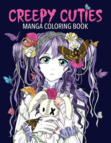 Creepy Cuties Manga Coloring Book book cover by 