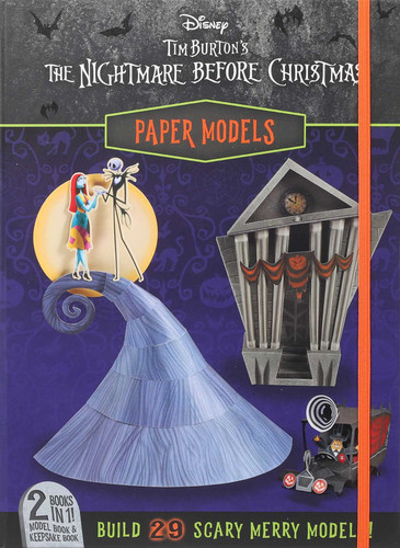 Disney: Tim Burton's The Nightmare Before Christmas Paper Models (Paper Models) book cover by Arie Kaplan
