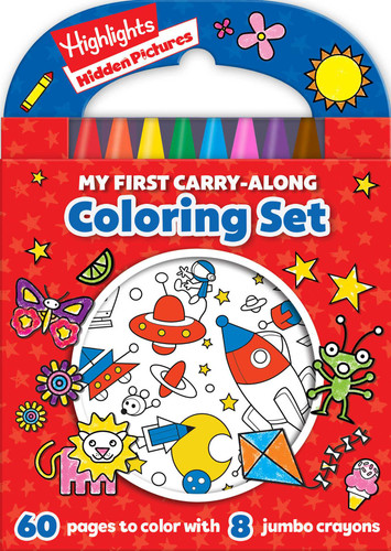 Highlights: My First Hidden Pictures Carry-Along Coloring Set (Carry-Along Coloring) book cover by Delaney Foerster