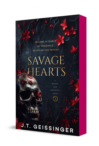 Savage Hearts: Queens and Monsters Book 3 (Queens and Monsters #3) book cover by J.T. Geissinger