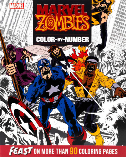Marvel Zombies Color-by-Number (Color-by-Number) book cover by Editors of Thunder Bay Press