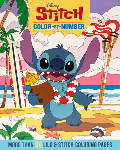 Disney Stitch Color-By-Number (Color-by-Number) book cover by Editors of Thunder Bay Press
