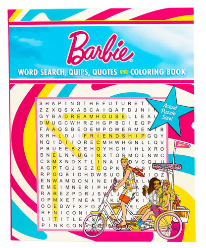Barbie Word Search, Quips, Quotes, and Coloring Book (Coloring Book & Word Search) [9781667208039]