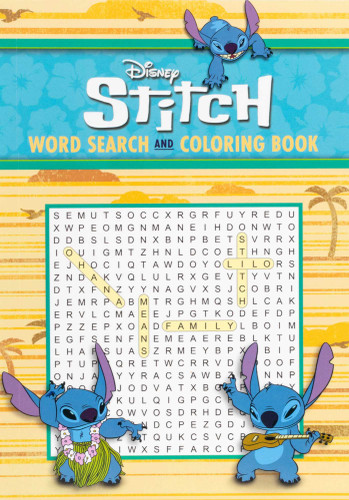 Disney Stitch Word Search and Coloring Book (Coloring Book & Word Search) book cover by Editors of Thunder Bay Press