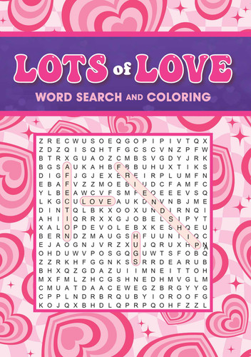Lots of Love Word Search and Coloring (Coloring Book & Word Search) book cover by Editors of Thunder Bay Press