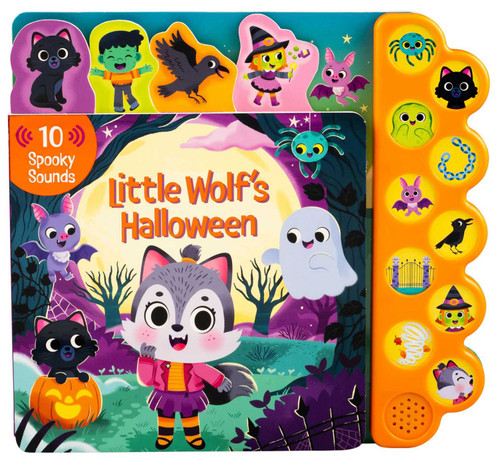 Little Wolf's Halloween (10-Button Sound Books) book cover by Maggie Fischer