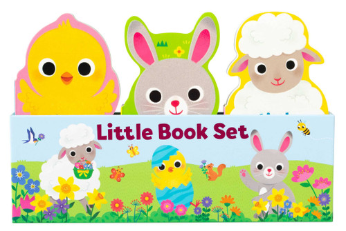 Little Book Set: Little Chick, Little Bunny, Little Lamb (Little Shaped Board Books) book cover by Maggie Fischer