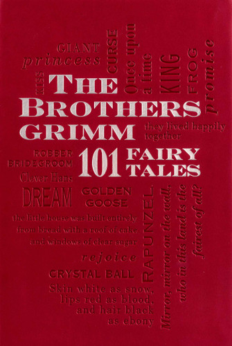 Brothers Grimm: 101 Fairy Tales (Word Cloud Classics) book cover by Wilhelm Grimm, Jacob Grimm