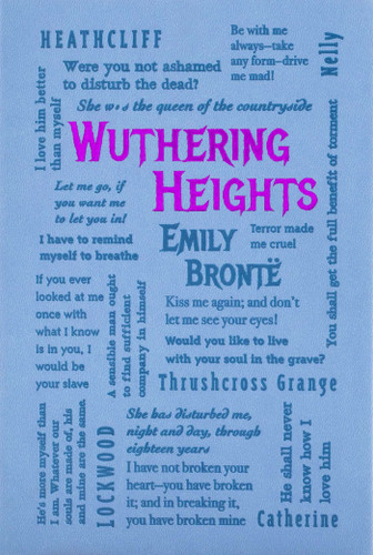 Wuthering Heights (Word Cloud Classics) book cover by Emily Brontë