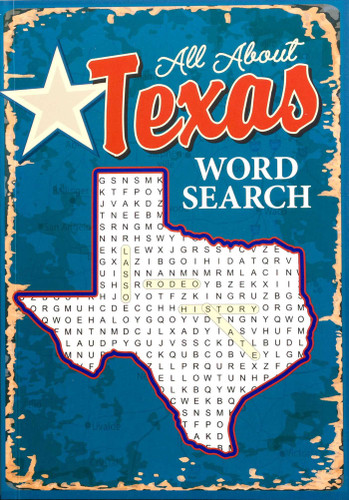 All About Texas Word Search book cover by Editors of Thunder Bay Press