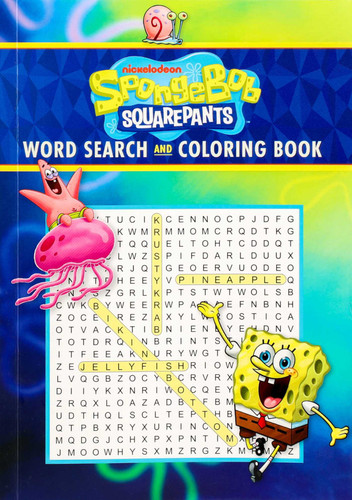 SpongeBob SquarePants Word Search and Coloring Book (Coloring Book & Word Search) book cover by Editors of Thunder Bay Press
