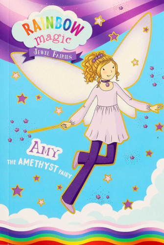 Rainbow Magic Jewel Fairies #5: Amy the Amethyst Fairy (Rainbow Magic) book cover by Daisy Meadows