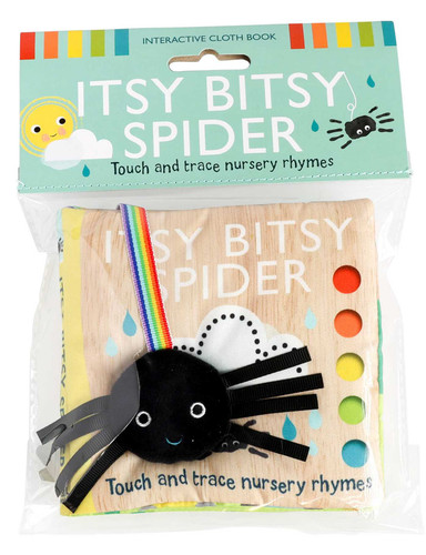 Touch and Trace Nursery Rhymes: Itsy Bitsy Spider Cloth Book (Touch and Trace Nursery Rhymes) book cover by 