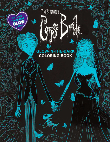 Tim Burton's Corpse Bride Glow-in-the-Dark Coloring Book (Glow-in-the-Dark Coloring) book cover by Editors of Thunder Bay Press