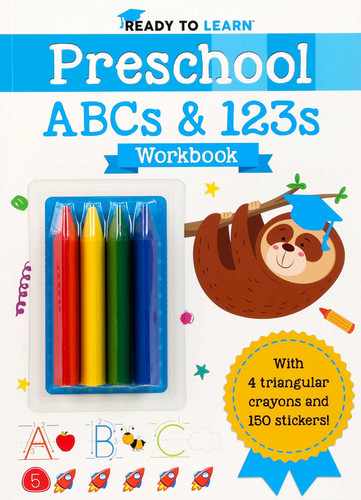 Ready to Learn: Preschool ABCs & 123s Workbook (Ready to Learn) book cover by Editors of Silver Dolphin Books