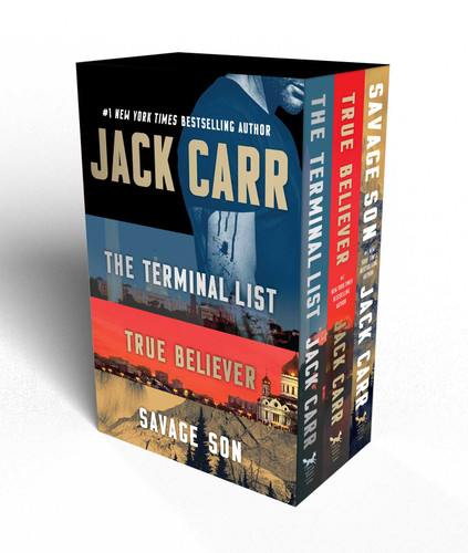 Jack Carr Terminal List Boxed Set: The Terminal List, True Believer, Savage Son (Terminal List) book cover by Jack Carr