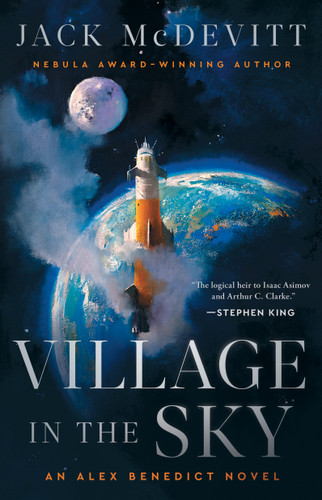 Village in the Sky (An Alex Benedict Novel) book cover by Jack Mcdevitt