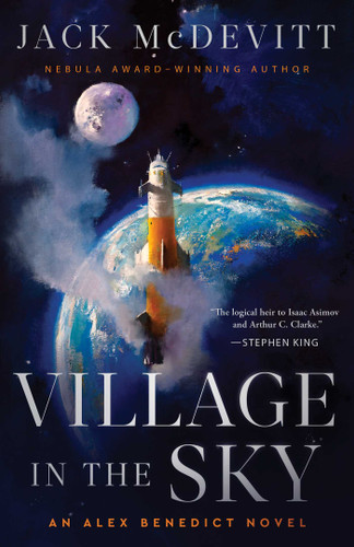 Village in the Sky (An Alex Benedict Novel) book cover by Jack Mcdevitt