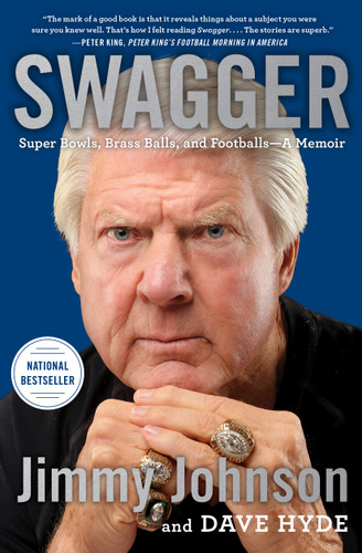 Swagger: Super Bowls, Brass Balls, and Footballs—A Memoir book cover by Jimmy Johnson, Dave Hyde