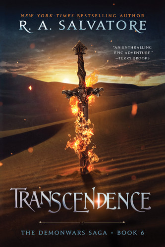 Transcendence: The DemonWars Saga, Book 6 (DemonWars series) book cover by R. A. Salvatore