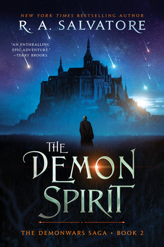 The Demon Spirit: The DemonWars Saga, Book 2 (DemonWars series) book cover by R. A. Salvatore