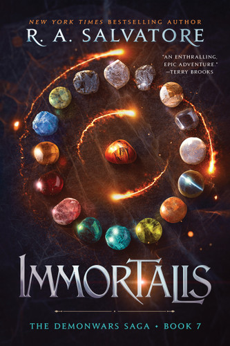 Immortalis: The DemonWars Saga, Book 7 (DemonWars series) book cover by R. A. Salvatore