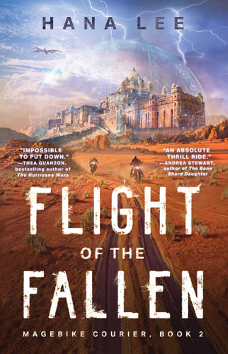 Flight of the Fallen (Magebike Courier) book cover by HaNa Lee
