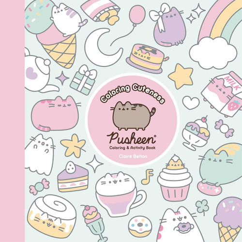 Coloring Cuteness: A Pusheen Coloring & Activity Book (A Pusheen Book) book cover by Claire Belton